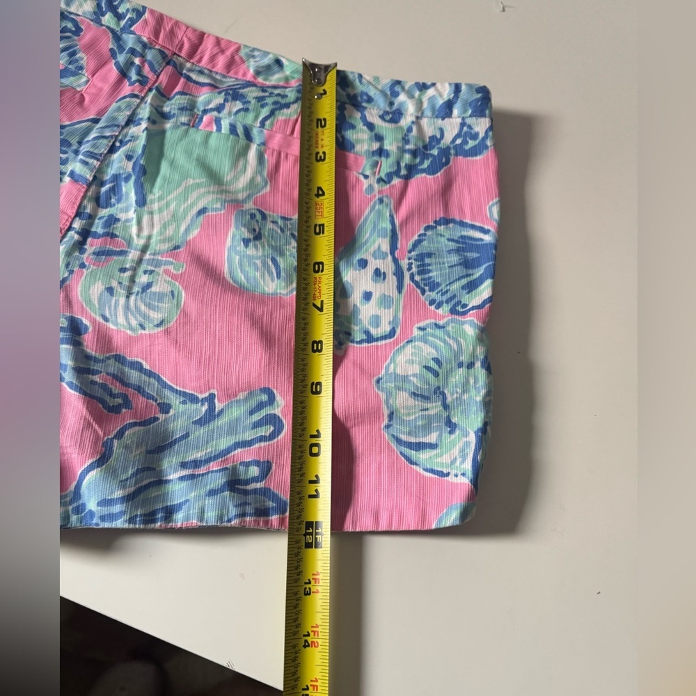 Lilly Pulitzer 8 Adie Shorts Capri Pink Samba 4" Inseam Preppy Colorful Coastal - Picture 10 of 13